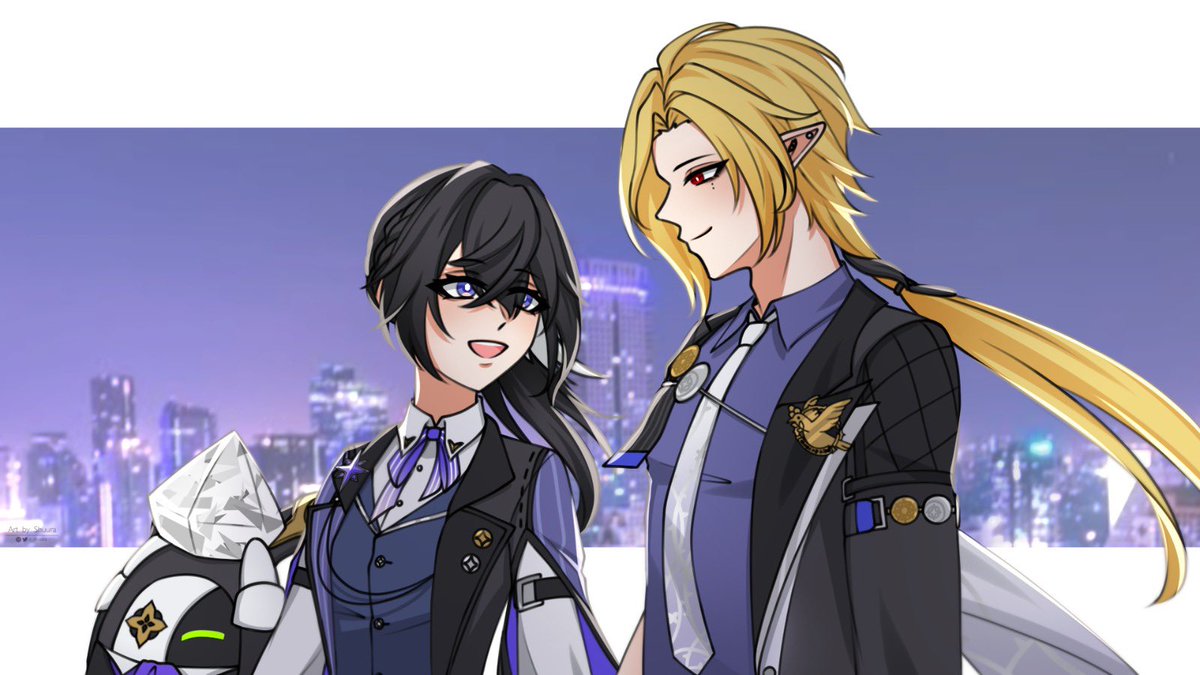🕊️” Thank you for showing me how beautiful the night of New Eridu is. My Lord “

🎨 : r_shuura (Go commish her!🥺✨)
#yumetwt #yumeship #zzzyume