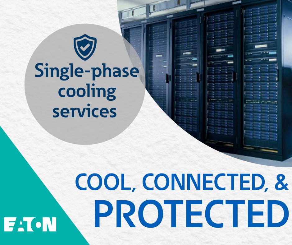 Eaton's new single-phase cooling services are here. Designed to meet the rising demands of edge computing and generative AI. Keep your IT equipment cool, efficient, and protected while saving time, money, and reducing risk: ow.ly/EEGM30sOBII