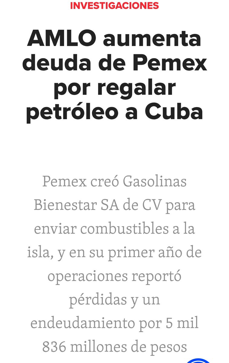 🔴🇲🇽 Sin gasolina porque López Obrador y Claudia Sheinbaum la mandaron a Cuba.

📣 ¡A los zurdos les encanta financiar dictaduras!!