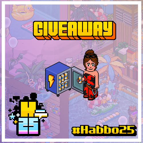 🎉 GLOBAL GIVEAWAY <a href="/Habbo/">Habbo</a>  25th ANNIVERSARY 🎉

¿Do you want to win a new JääBoost Mini Fridge for FREE?

To be one of the 5 WINNERS follow this rules:
➡️ Put your Habbo User &amp; Hotel you play.
➡️ Follow THIS account
➡️ Tag 3 friends do you want to share the drink 🫂
➡️ Retweet 🔁