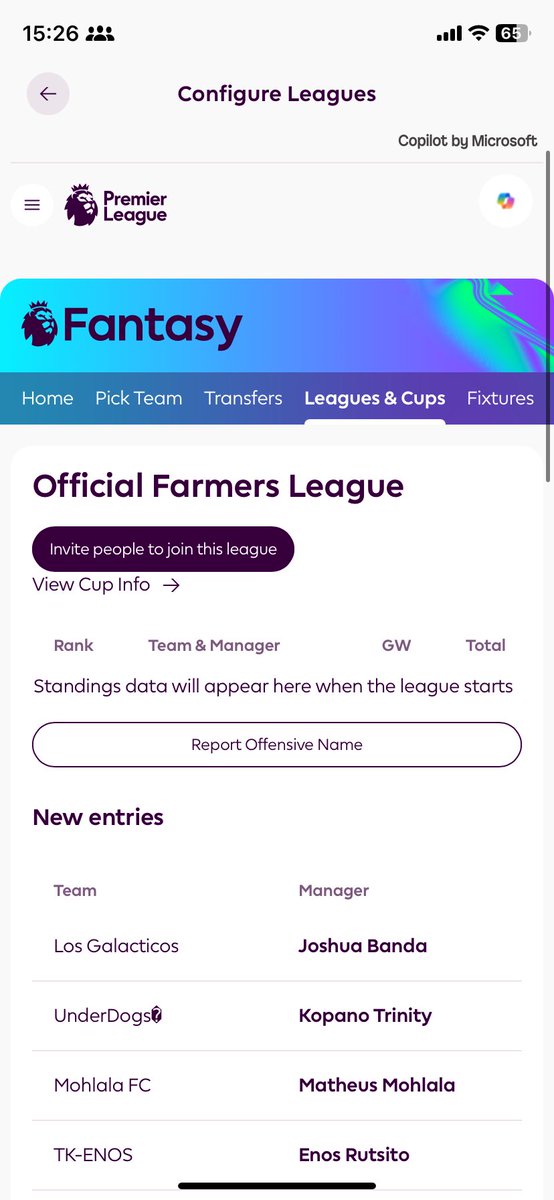 Sigh… I renewed the bloody league