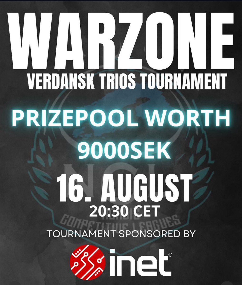 Morgen ist es endlich soweit. Die Jungs rund um Ovan(Akudama), Morris(SagtSieWillMich) und unserem Teamleader Marvin(Orxinux) treten im Verdansk Trios Tournament der Nordic Competitive League an. GP drückt den Jungs natürlich die Daumen.  #Turnier #tournament #event #fypviral