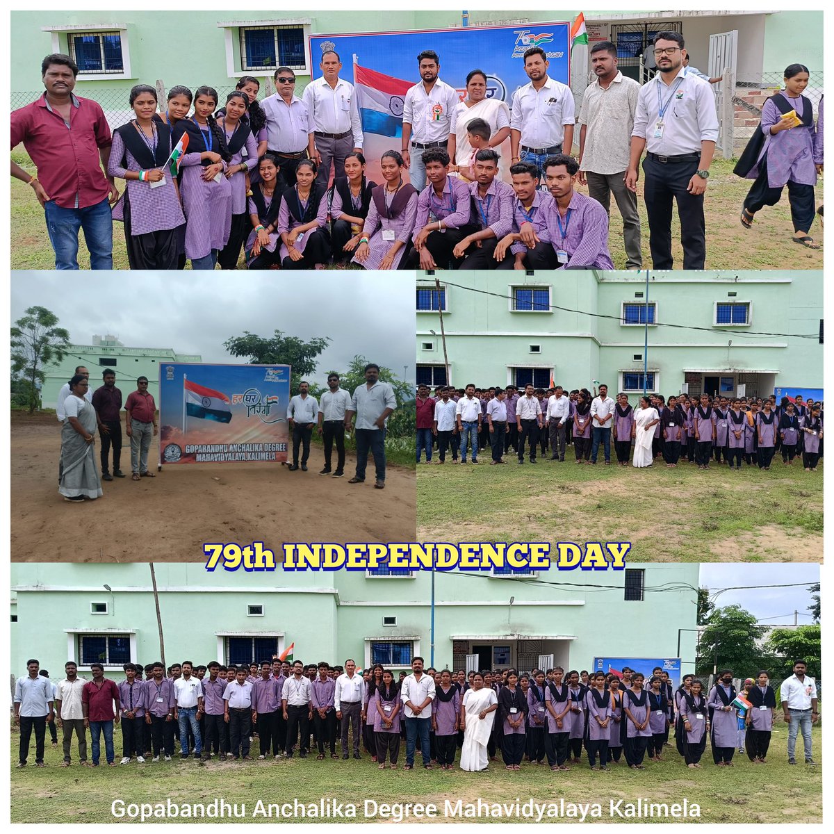 gamahavidyalaya's tweet photo. #IndependenceDay #79thindependenceday
#gopabandhuanchalikadegreemahavidyalaya_kalimela https://t.co/eiZa9KNHgz