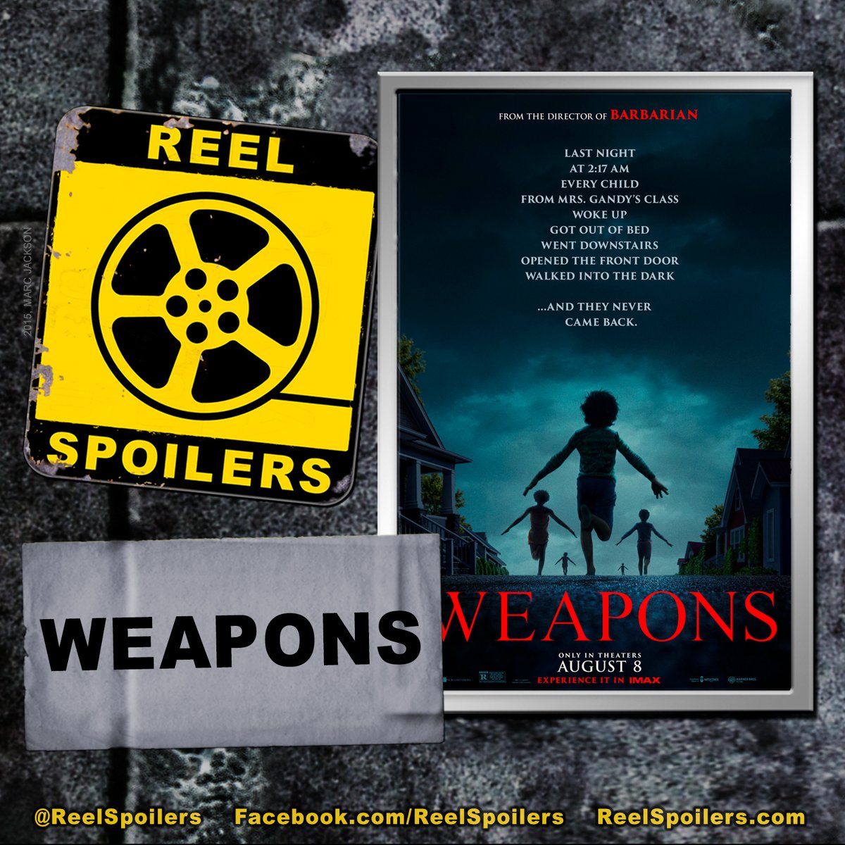 Kevin Brackett (@kevinrbrackett) on Twitter photo New on <a href="/ReelSpoilers/">Reel Spoilers®</a>, Matt F Basler returns to discuss Zach Cregger's latest film - WEAPONS. Starring Julia Garner, Josh Brolin, Alden Ehrenreich.
WATCH: bit.ly/WeaponsReview
LISTEN: bit.ly/WeaponsPodcast New on <a href="/ReelSpoilers/">Reel Spoilers®</a>, Matt F Basler returns to discuss Zach Cregger's latest film - WEAPONS. Starring Julia Garner, Josh Brolin, Alden Ehrenreich.
WATCH: bit.ly/WeaponsReview
LISTEN: bit.ly/WeaponsPodcast