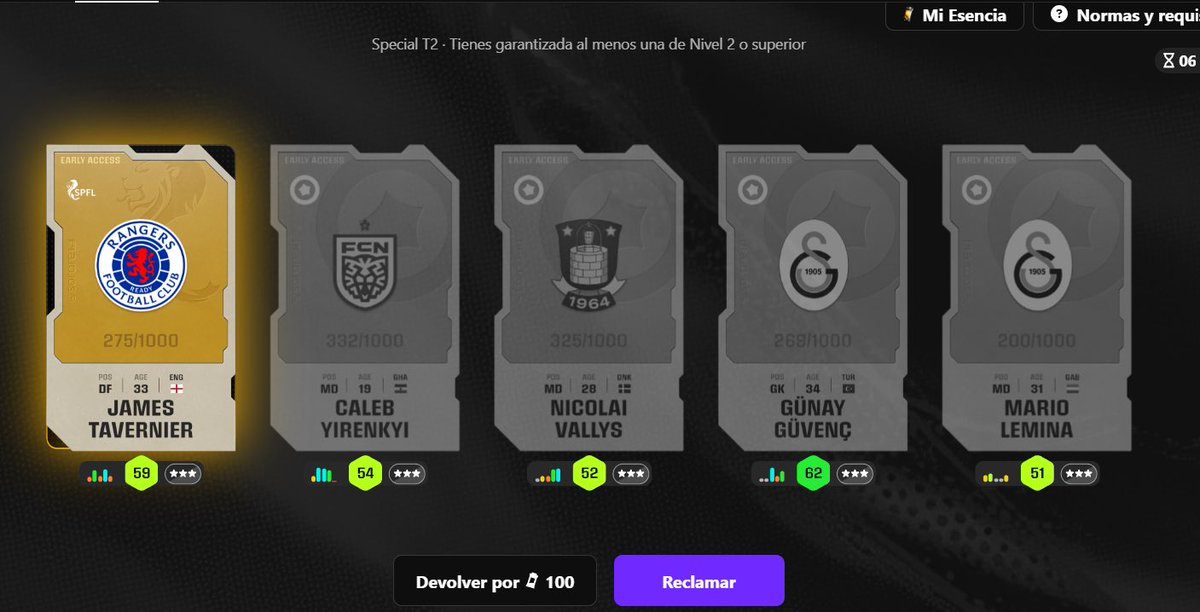 🎰 Primer crafteo Special T2 👏 Jugador 🔝 #Sorare ⚽️