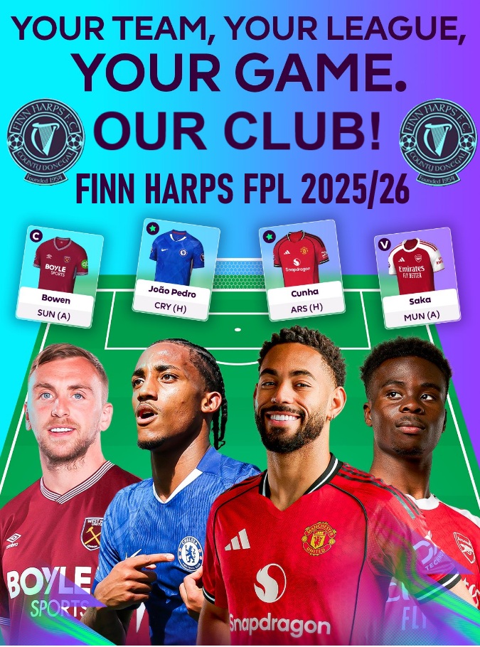 🚨 DEADLINE DAY! 🚨

Fantasy Premier League returns tonight and so does the <a href="/finnharpsFPL/">FinnHarpsFPL</a> !

With almost €8k in prizes given out last season, sign up today for your chance to win while also supporting fan owned football!   

Enter: finnharps.ie/fpl/ 

#UTH🔵⚪️