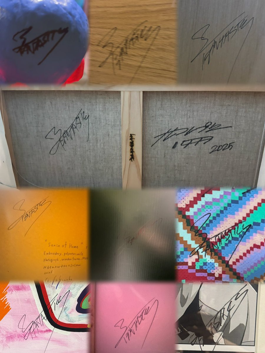 八木勇征アート展 ゆせサイン✍ 全てにサインがしてありました