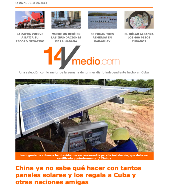 📄 Como todos los viernes, les compartimos una selección con las noticias y artículos más destacados de '14ymedio' en versión descargable #PDF bit.ly/45BCGzm