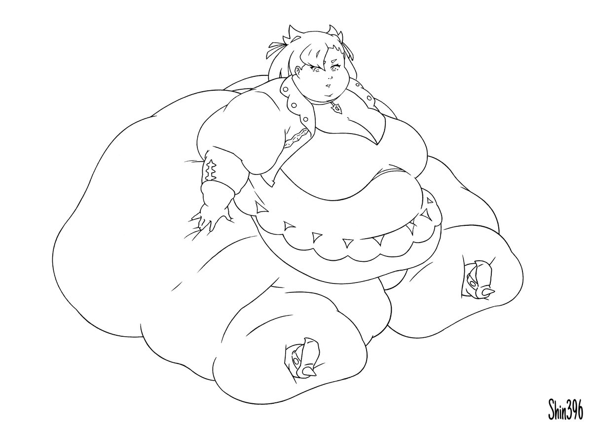 Eating too much dynamax soup must have caused somekind of side effect... 
I wanted to redraw an old sketch of Marnie I did last year