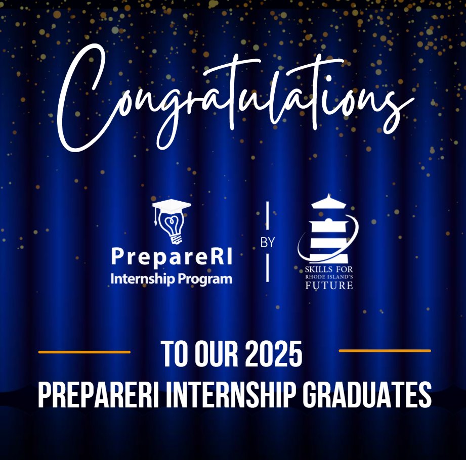 PrepareRI High School Internship Program (@riinterns) on Twitter photo The 2025 PrepareRI Graduation Celebration is here!
Today, our interns graduate at <a href="/RICNews/">Rhode Island College</a> and join the PrepareRI Alumni network. We’re proud of all they’ve achieved this summer—congrats to the #PrepareRI25 Alumni!
#PrepareRI #SkillsRI #FutureReady #RhodeIsland The 2025 PrepareRI Graduation Celebration is here!
Today, our interns graduate at <a href="/RICNews/">Rhode Island College</a> and join the PrepareRI Alumni network. We’re proud of all they’ve achieved this summer—congrats to the #PrepareRI25 Alumni!
#PrepareRI #SkillsRI #FutureReady #RhodeIsland
