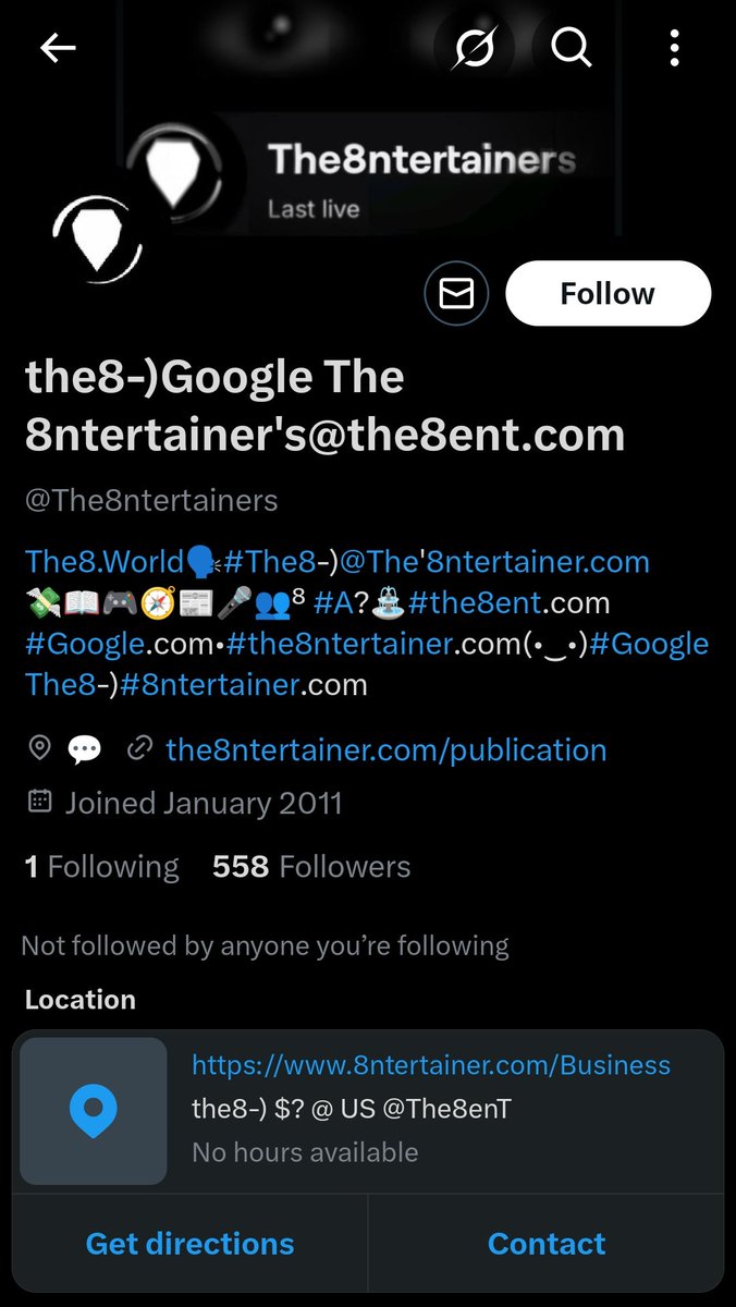 The8enT's tweet photo. @Google The 8
#googletheeightentertainers
#googleeightentertainers
#googletheeightent
#theeightent.com
#googletheeight
#theeightgoogle
#googlethe8ent
#the8ent.com
#googlethe8
#the8 https://t.co/jnJcWgd3hP