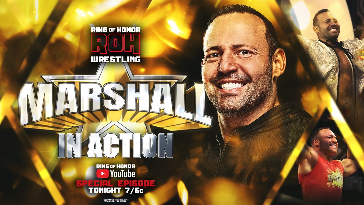 ROH - Ring of Honor Wrestling (@ringofhonor) on Twitter photo .<a href="/QTMarshall/">QT Marshall</a> is set for ROH in-ring action tonight, but all eyes are also on whether Emmy Award & Golden Globe winner Paul Walter Hauser will answer the invitation he issued last week!
▶️ Watch this special episode of ROH TV on the Official ROH YouTube channel 7/6c .<a href="/QTMarshall/">QT Marshall</a> is set for ROH in-ring action tonight, but all eyes are also on whether Emmy Award & Golden Globe winner Paul Walter Hauser will answer the invitation he issued last week!
▶️ Watch this special episode of ROH TV on the Official ROH YouTube channel 7/6c