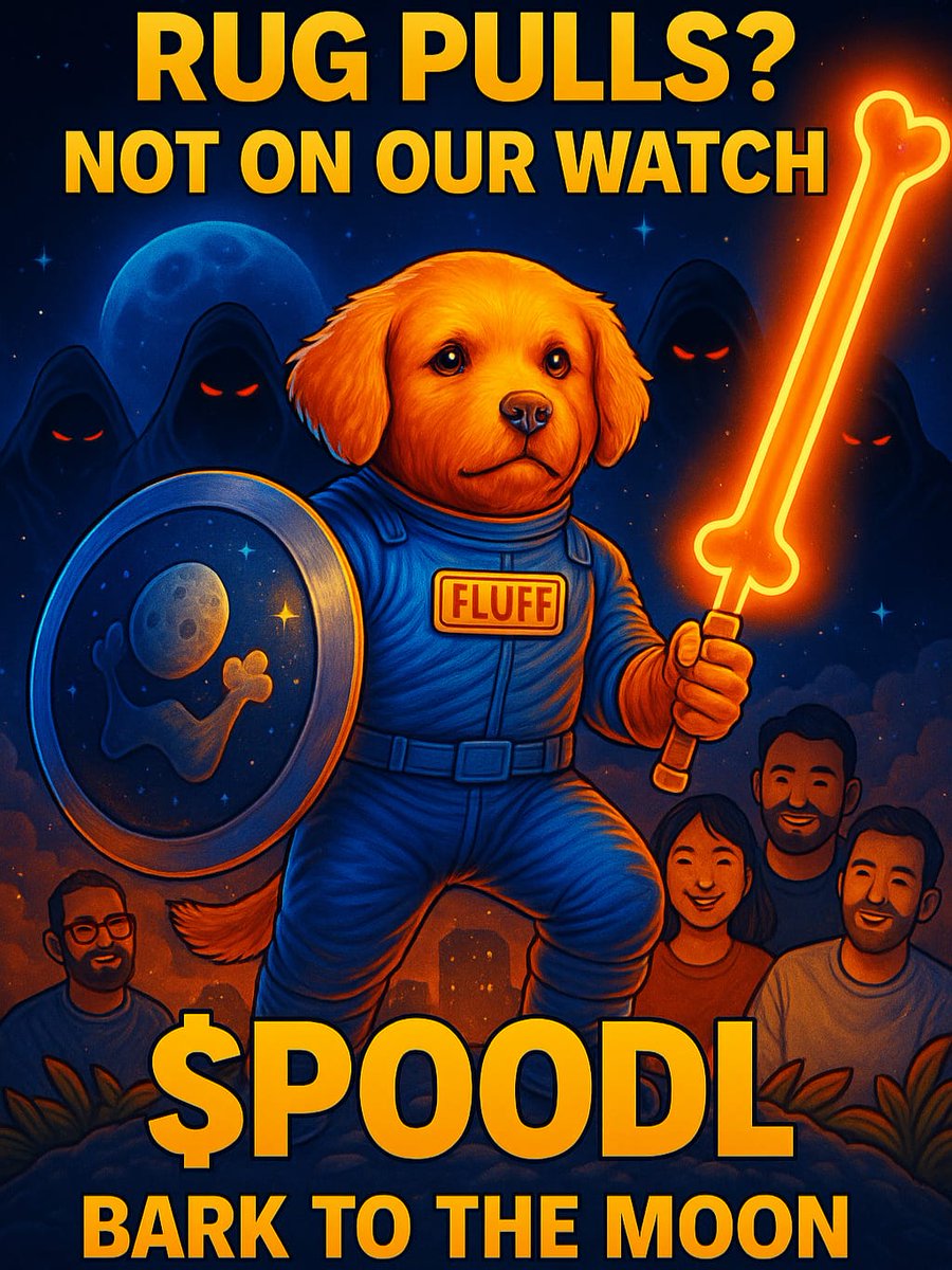 poodlanauts's tweet photo. π« Rug pulls? Not on our watch. $POODL is the meme coin that fights scams and protects the community.
Fun, fair, and here to stay. Join the Bark Force Alliance. π
#POODL #BarkForceAlliance #MemeCoin #RugPullProof #Crypto #altcoin #solana #DeFi #BarkToTheMoon https://t.co/wz5WZEareA