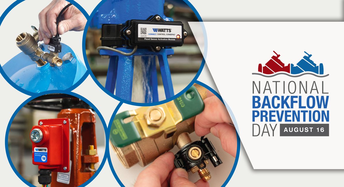 Mechanical Business (@mechbusiness) on Twitter photo 💧Tomorrow is National Backflow Prevention Day 💧
We salute the tech and talent keeping our drinking water clean and safe. 💙
✅ Check out <a href="/wattswater/">Watts Water Technologies</a> site for the new Backflow Training Track, the 2025 Backflow Hero Award, and much more!
👉 watts.com/our-story/news…
#BackflowDay 💧Tomorrow is National Backflow Prevention Day 💧
We salute the tech and talent keeping our drinking water clean and safe. 💙
✅ Check out <a href="/wattswater/">Watts Water Technologies</a> site for the new Backflow Training Track, the 2025 Backflow Hero Award, and much more!
👉 watts.com/our-story/news…
#BackflowDay