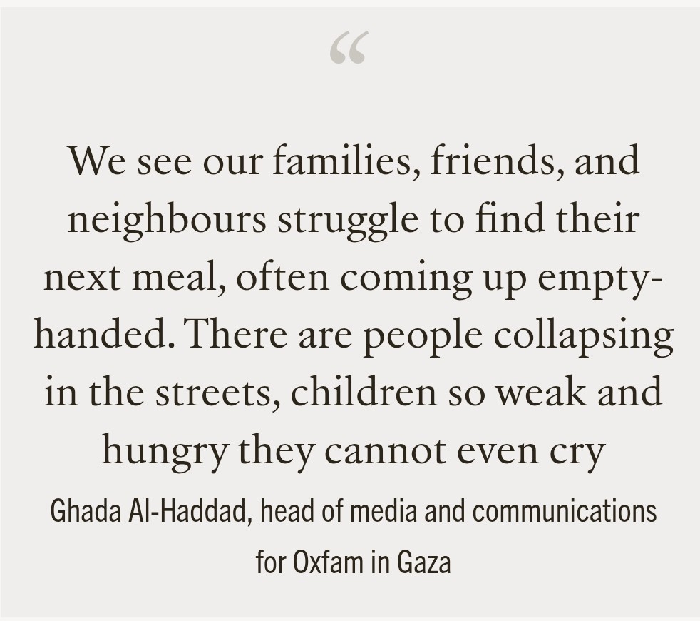 Oxfam International Media Team (@newsfromoxfam) on Twitter photo Oxfam's Ghada AlHaddad details heartbreaking reality of life on the ground in Gaza amid on-going aid distribution scandal. <a href="/BylineTimes/">Byline Times</a>
bylinetimes.com/2025/08/15/gaz… Oxfam's Ghada AlHaddad details heartbreaking reality of life on the ground in Gaza amid on-going aid distribution scandal. <a href="/BylineTimes/">Byline Times</a>
bylinetimes.com/2025/08/15/gaz…
