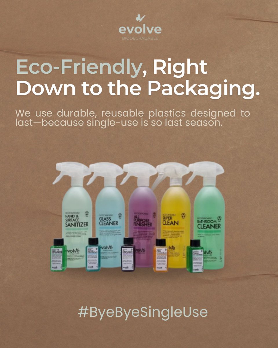 Plastic isn’t always the problem… single-use plastic is. That’s why we offer refills for our products — better for you, better for the planet. 🌍