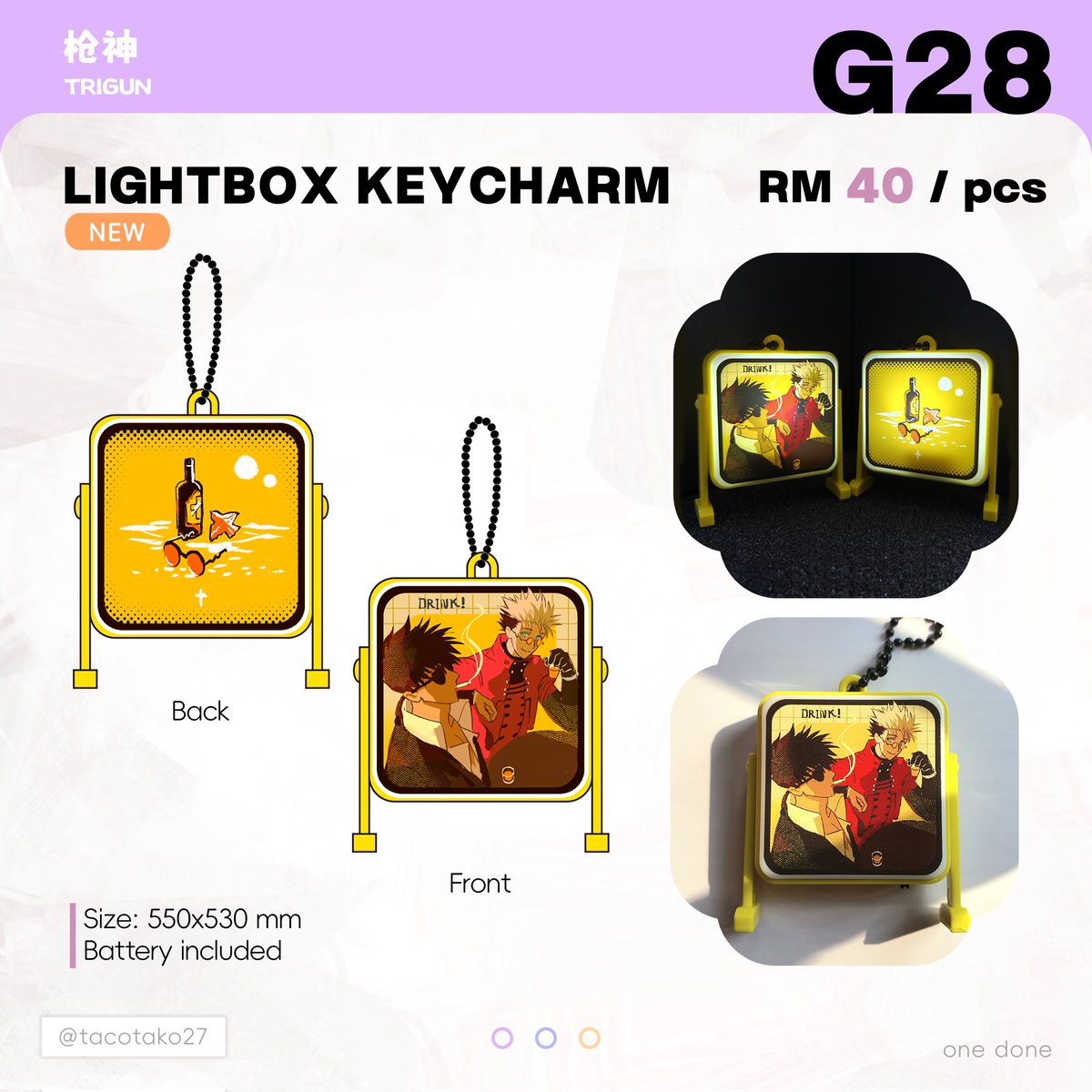 「Animangaki 2025 Catalogue」
Hi I'm joining Animangaki this year and I made some Trigun merch too😍 
Come visit me at booth G28!
RTs are much appreciated ❤️‍🔥🫰

#animangaki2025 #amg2025catalogue #animangaki25 #amg2025
