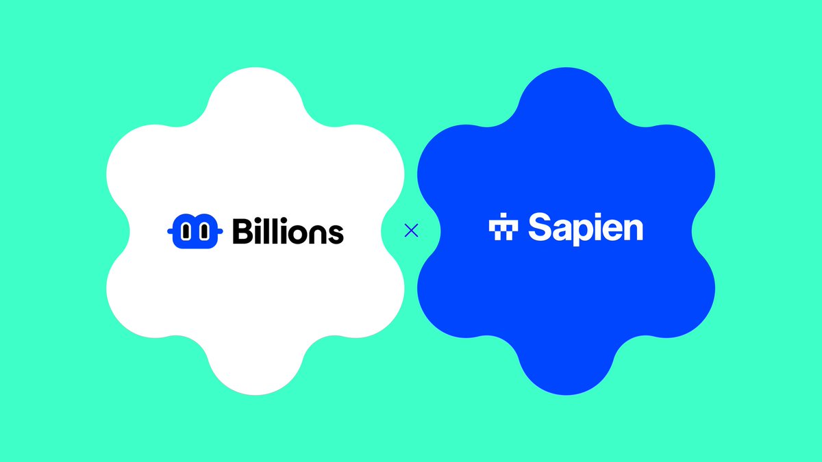 MuhammaduGidad3's tweet photo. @billions_ntwk @JoinSapien #CryptoNews 🚀 Big News: Billions × Sapien!

We’re thrilled to announce a powerful new collaboration between Billions and Sapien.
By joining forces, we’re unlocking fresh possibilities to create smarter, more impactful solutions for our communities. https://t.co/zysLLiJ6Z8
