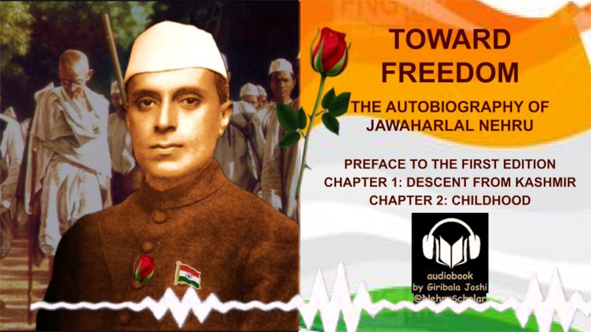 🎧 Jawaharlal Nehru’s Autobiography — the journey of a man who gave his life to India’s freedom, unity &amp; modern vision. youtube.com/playlist?list=…
Listen to his own words on the struggle &amp; sacrifice that won us this day.
#IndependenceDay #Nehru #FreedomStruggle #Podcast