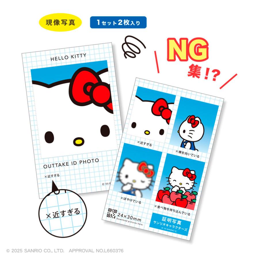 ⚠️発売日判明📣🆕／ サンリオキャラクターズ「証明写真風スマロイド