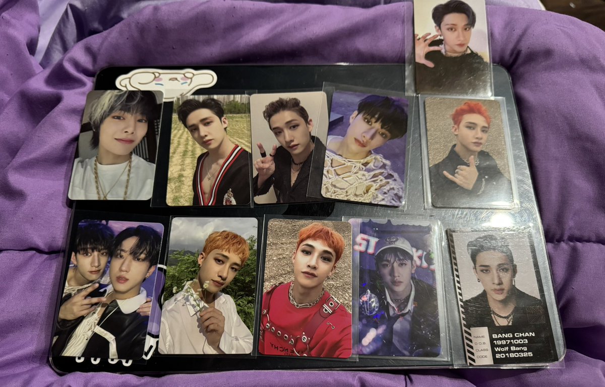 WTS stray kids (PayPal, Venmo &amp; Zelle only)
Have: Miscellaneous Chan plus I.N Pcs
Want: $3 each plus shipping (prices listed below) (willing to negotiate on prices)

Availability:

🔘🔘🔘🔘✅
✅✅✅❌✅
✅✅✅✅✅

dm if interested! 

: #skz #skzwts #skzedit #skzsale #skzsell