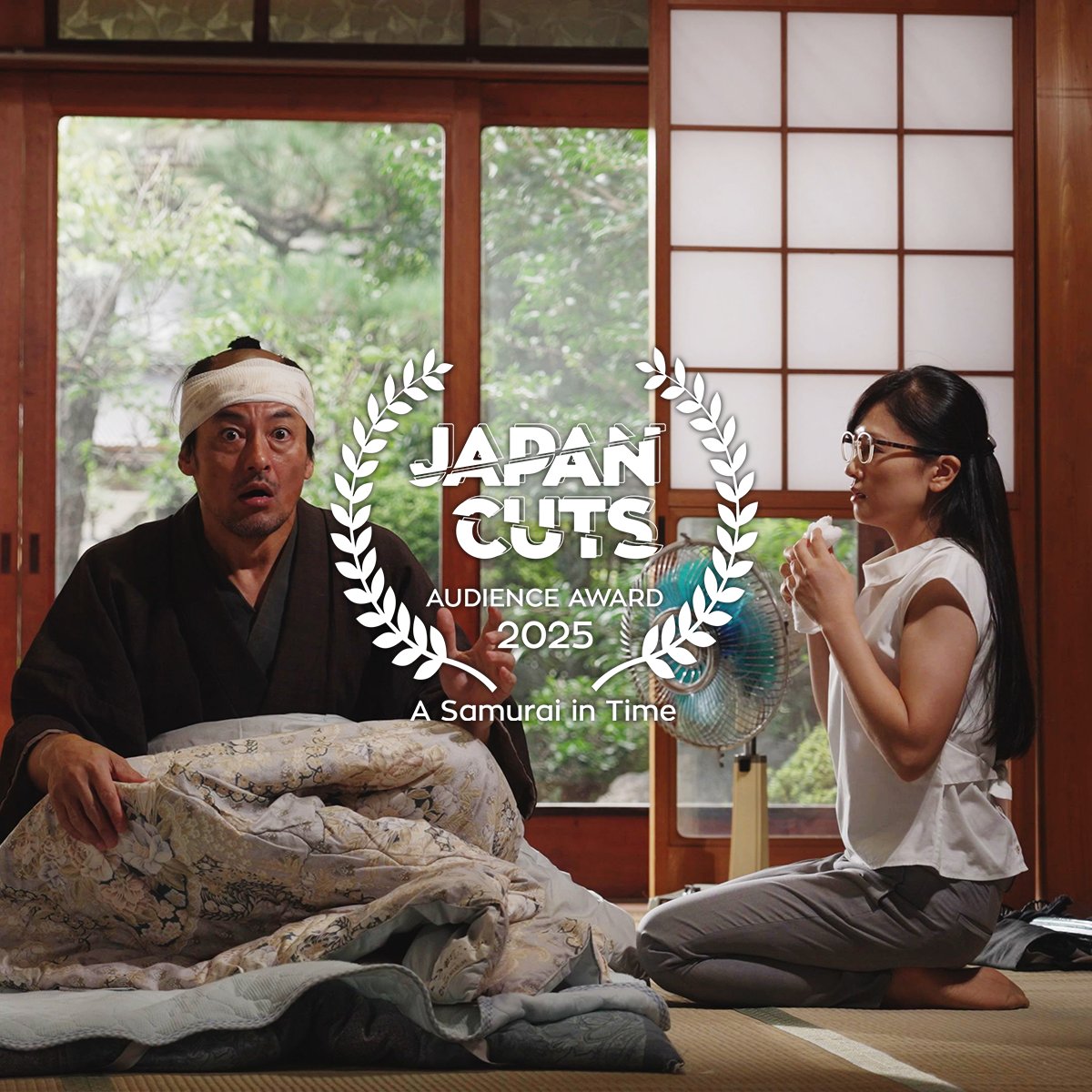 We're excited to announce that the 2025 #JAPANCUTS Powered by GU Audience Award goes to Junichi Yasuda’s breakout hit, A SAMURAI IN TIME!