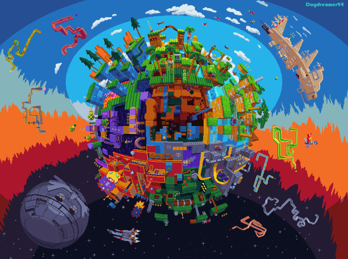 A Sonic the Hedgehog 2 globe