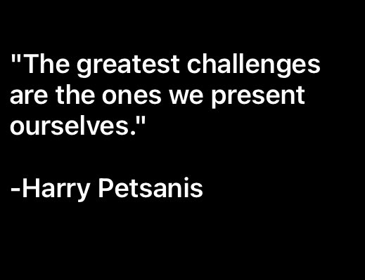 harrypetsanis's tweet image. CHALLENGE YOURSELF

“The greatest challenges are the ones we present ourselves.”

—Harry Petsanis

#SelfAwareness
#InnerGrowth
#MentalDiscipline
#PersonalResponsibility

“The greatest challenges come from within” by Harry Petsanis

*If this hit home, pass it on to someone who…
