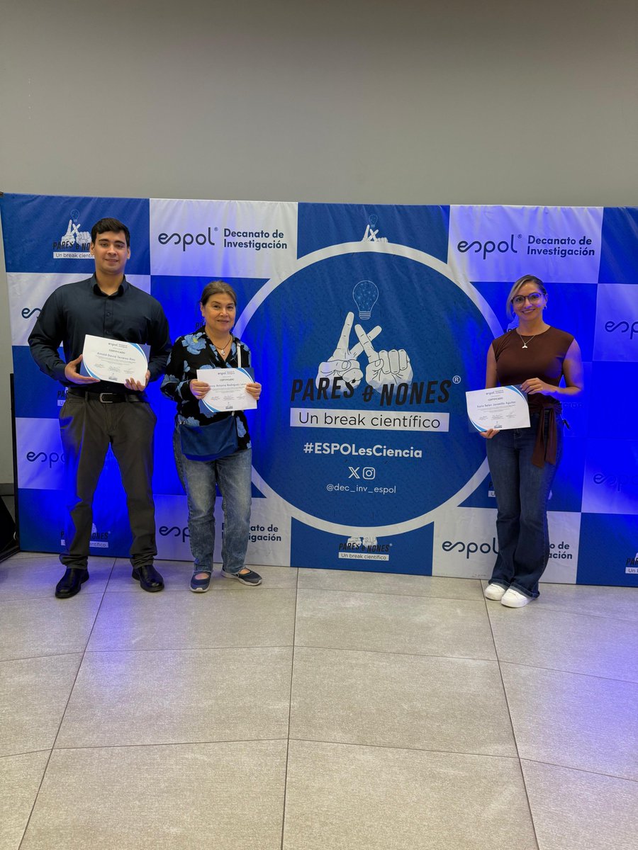 CENAIM_espol's tweet photo. Investigadores del #CENAIM participaron en #ParesoNones, el Break Científico anual. Donde docentes, investigadores e invitados de distintos sectores debaten avances, fortalecen vínculos, fomentan la cooperación interdisciplinaria y la difusión de la ciencia desarrollada en ESPOL. https://t.co/pBdDDiv4XG