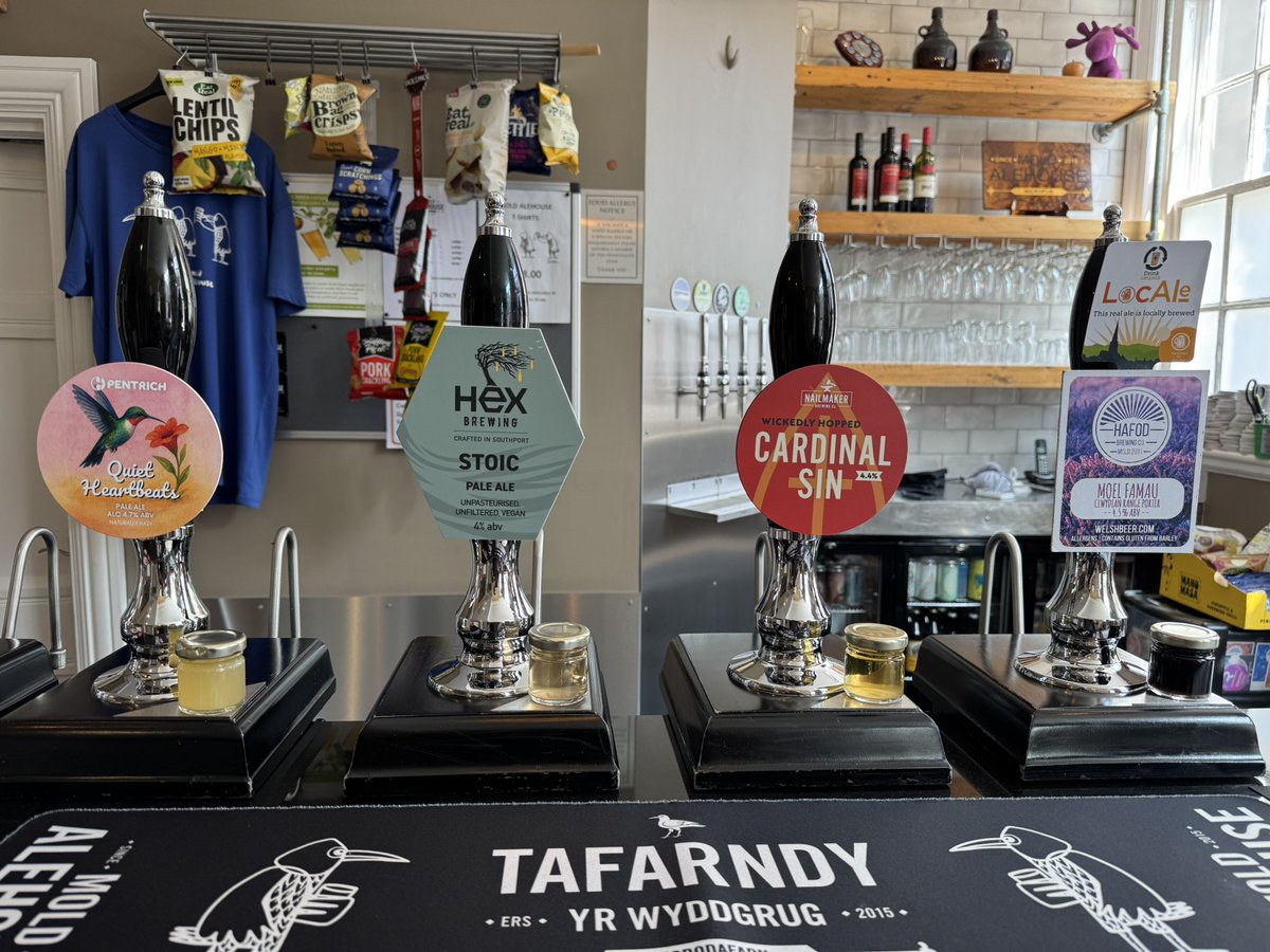 Fridays cask ale from 3pm to 10pm - 

Moel Famau- <a href="/hafodbrewery/">Hafod Brewing Co Ltd</a> 
Cardinal Sin - Nailmaker
Stoic - Hex
Quiet Heartbeats - <a href="/PentrichBrewing/">Pentrich Brewing Co</a>