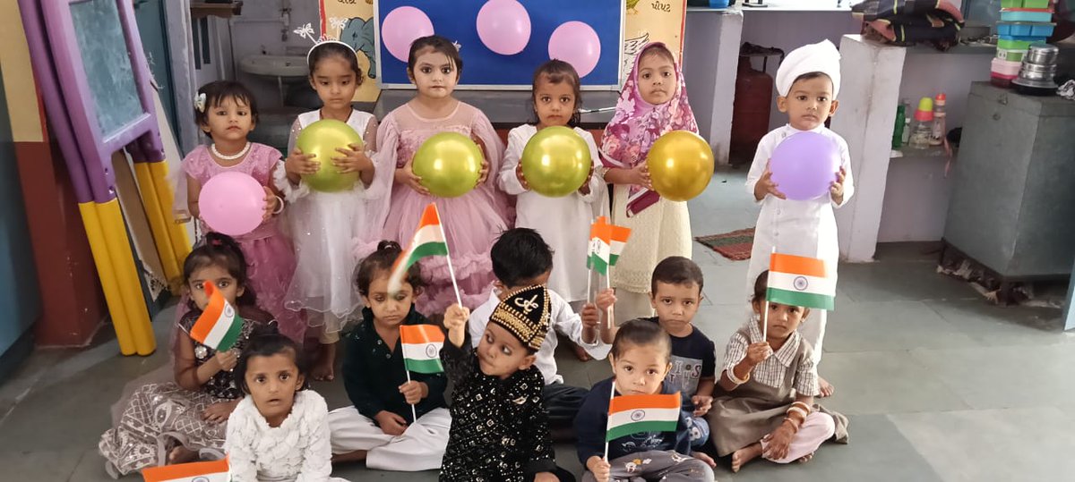 ઘટક 1 વિજાપુર ના આંગણવાડી કેન્દ્ર માં સ્વાતંત્ર દિનની ઉજવણી કરવામાં આવી 
#HarGharTiranga2025
#HarGharTiranga
#Mehsana
#ICDS_Mehsana 
<a href="/ddo_mehsana/">DDO Mehsana</a>
<a href="/CollectorMeh/">Collector Mehsana</a>
<a href="/WCDGujarat/">Women & Child Development, Govt of Gujarat</a>  
<a href="/POICDSMehsana/">ICDS PO MEHSANA</a>
<a href="/CMOGuj/">CMO Gujarat</a>