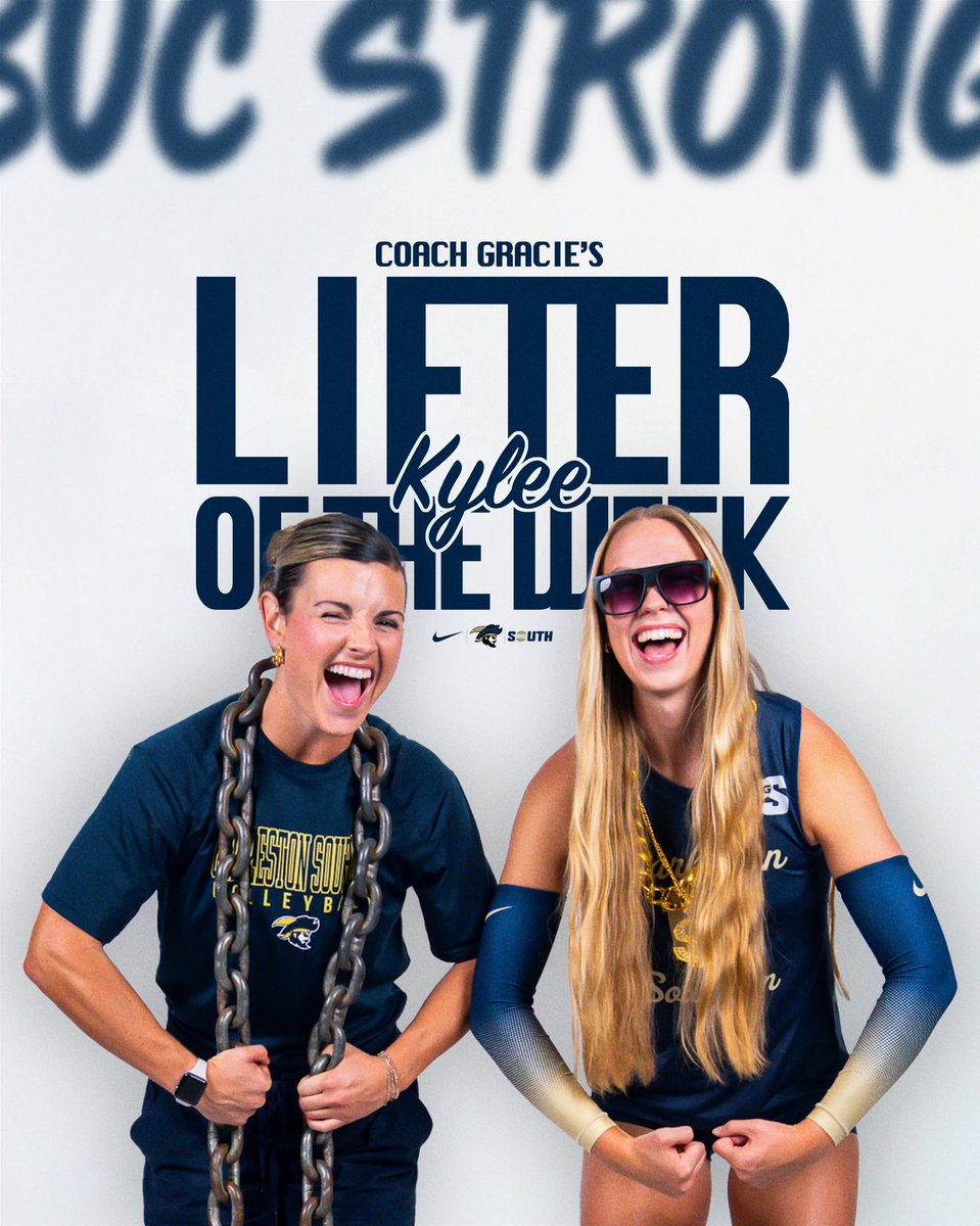 Charleston Southern Volleyball (@csubucs_vb) on Twitter photo Congratulations to Coach Gracieโs Lifter of the Week, ๐ฒ๐๐ณ๐ฌ๐ฌ ๐น๐ถ๐ฉ๐ฌ๐น๐ป๐บ ๐
#DayByDay | #BucStrong Congratulations to Coach Gracieโs Lifter of the Week, ๐ฒ๐๐ณ๐ฌ๐ฌ ๐น๐ถ๐ฉ๐ฌ๐น๐ป๐บ ๐
#DayByDay | #BucStrong