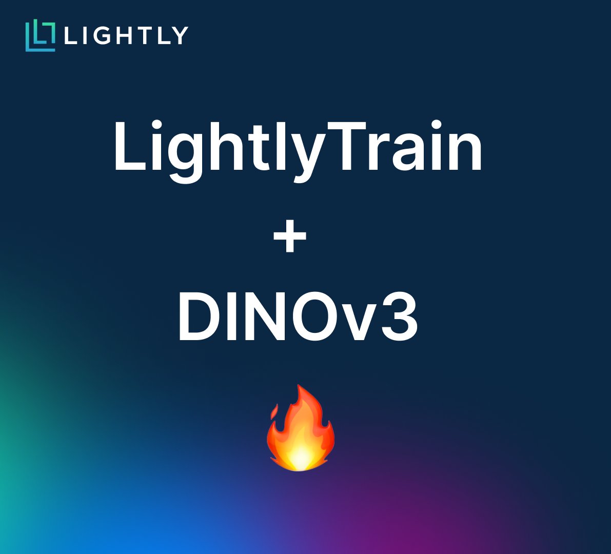 Lightly (@lightlyai) on Twitter photo 🔥 DINOv3 is here - and it’s already in LightlyTrain. Now you can:
 👉 Distill DINOv3 into your own models
 👉 Train SOTA EoMT semantic segmentation with DINOv3
More coming soon…
 
GitHub repo: github.com/lightly-ai/lig…
#DINOv3 🔥 DINOv3 is here - and it’s already in LightlyTrain. Now you can:
 👉 Distill DINOv3 into your own models
 👉 Train SOTA EoMT semantic segmentation with DINOv3
More coming soon…
 
GitHub repo: github.com/lightly-ai/lig…
#DINOv3