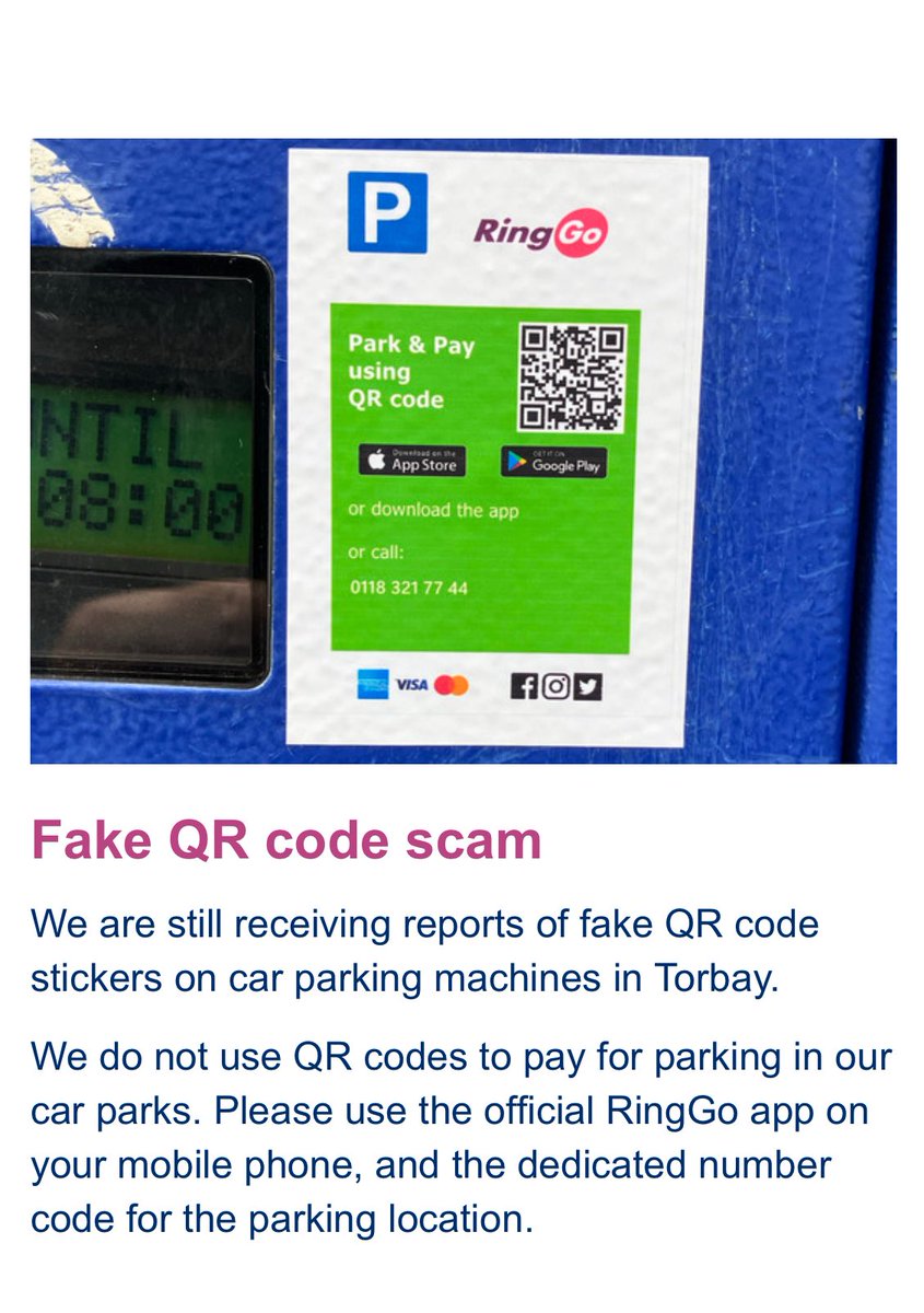 Warning of scammers operating in our community. Details below courtesy of #TorbayCouncil Please share.