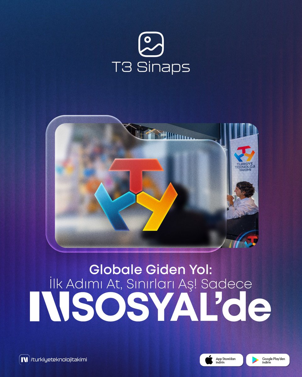 #T3Sinaps ile düşüncenin sınırlarını zorlamaya devam ediyoruz. 🧠🌐

❝Globale Giden Yol: İlk Adımı At, Sınırları Aş!❞ programında Sayın Dr. Orkunt Yozgat ile sohbetimiz sadece #NSosyal’de… 🚀

›› Android: mth.tc/zu8b
›› iOS: mth.tc/dDoVF