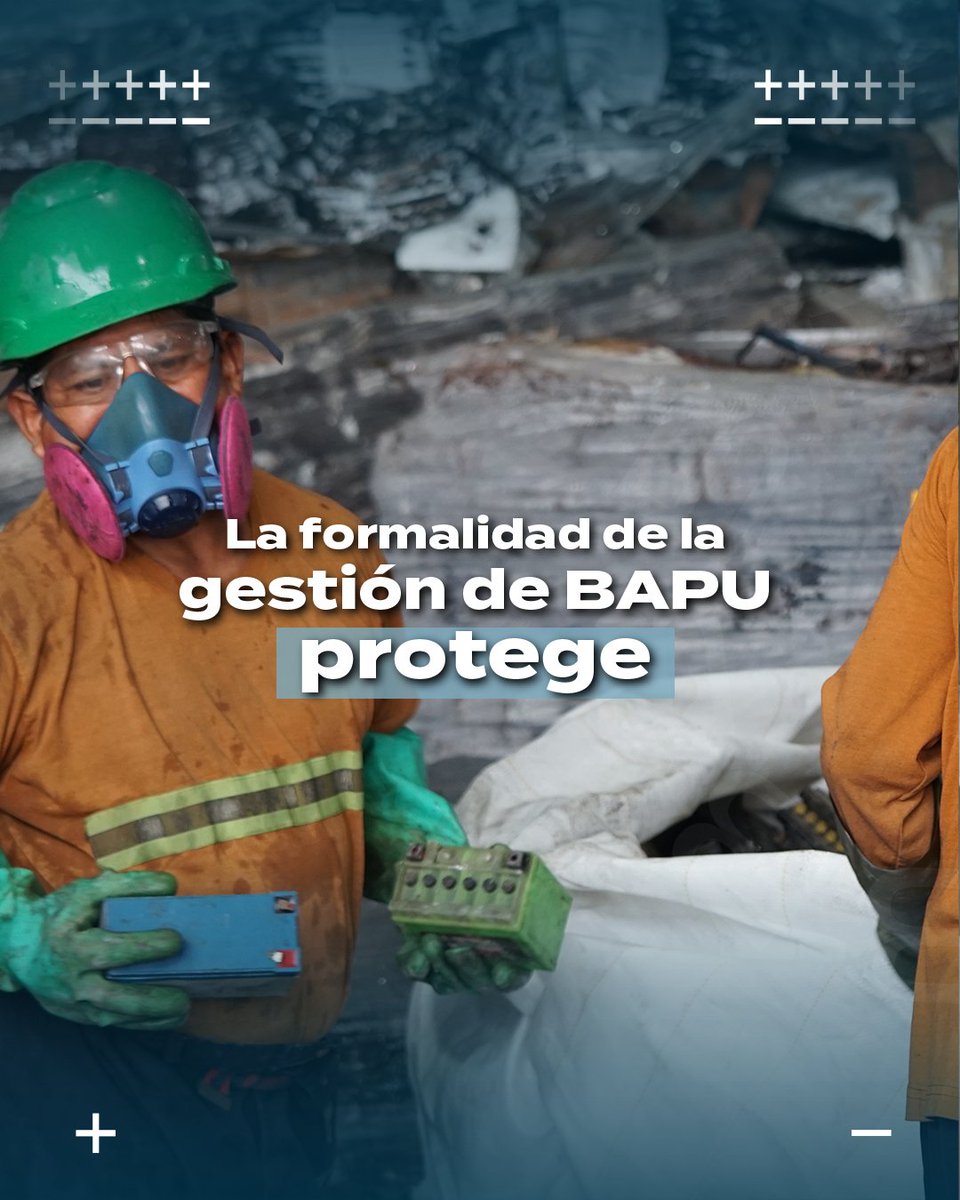 Bapuec's tweet photo. Cada año, miles de baterías usadas terminan en manos de gestores informales, generando contaminación en suelos, agua y afectando la salud pública.

A traves del ecovalor y tu aporte cambiamos esta realidad. 

📲 Más información en https://t.co/6jnfe9kDeb https://t.co/hv9XmkAfVW
