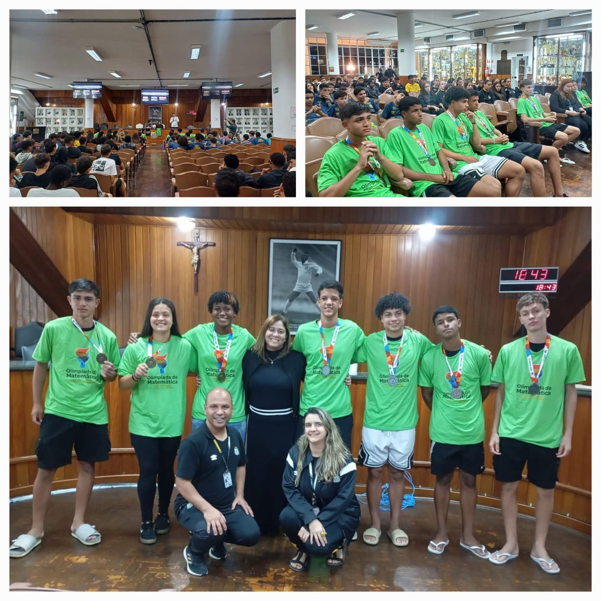 Nesta quinta-feira, dia 14/08/2025, oficializámos a entrega de medalhas dos alunos-atletas das Categorias de Base e Feminino do Santos Futebol Clube!!!Como resultado de grande esforço e foco, esta conquista reflete o acompanhamento socioeducacional. Parabéns a todos pelo trabalho