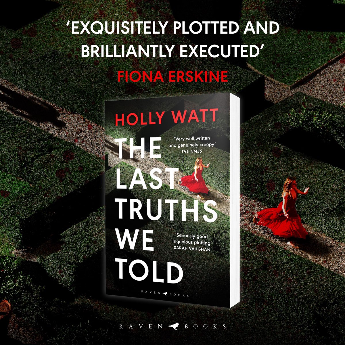 Raven Books (@bloomsburyraven) on Twitter photo ‘Holly Watt has done it again!’
⭐️⭐️⭐️⭐️⭐️
‘I was absolutely hooked and read through the night.’
⭐️⭐️⭐️⭐️⭐️
Readers LOVE The Last Truths We Told, the new, fast-paced thriller from <a href="/holly_watt/">Holly Watt</a>!
Discover this twisty tale of old friends and new betrayals, out in paperback now! ‘Holly Watt has done it again!’
⭐️⭐️⭐️⭐️⭐️
‘I was absolutely hooked and read through the night.’
⭐️⭐️⭐️⭐️⭐️
Readers LOVE The Last Truths We Told, the new, fast-paced thriller from <a href="/holly_watt/">Holly Watt</a>!
Discover this twisty tale of old friends and new betrayals, out in paperback now!