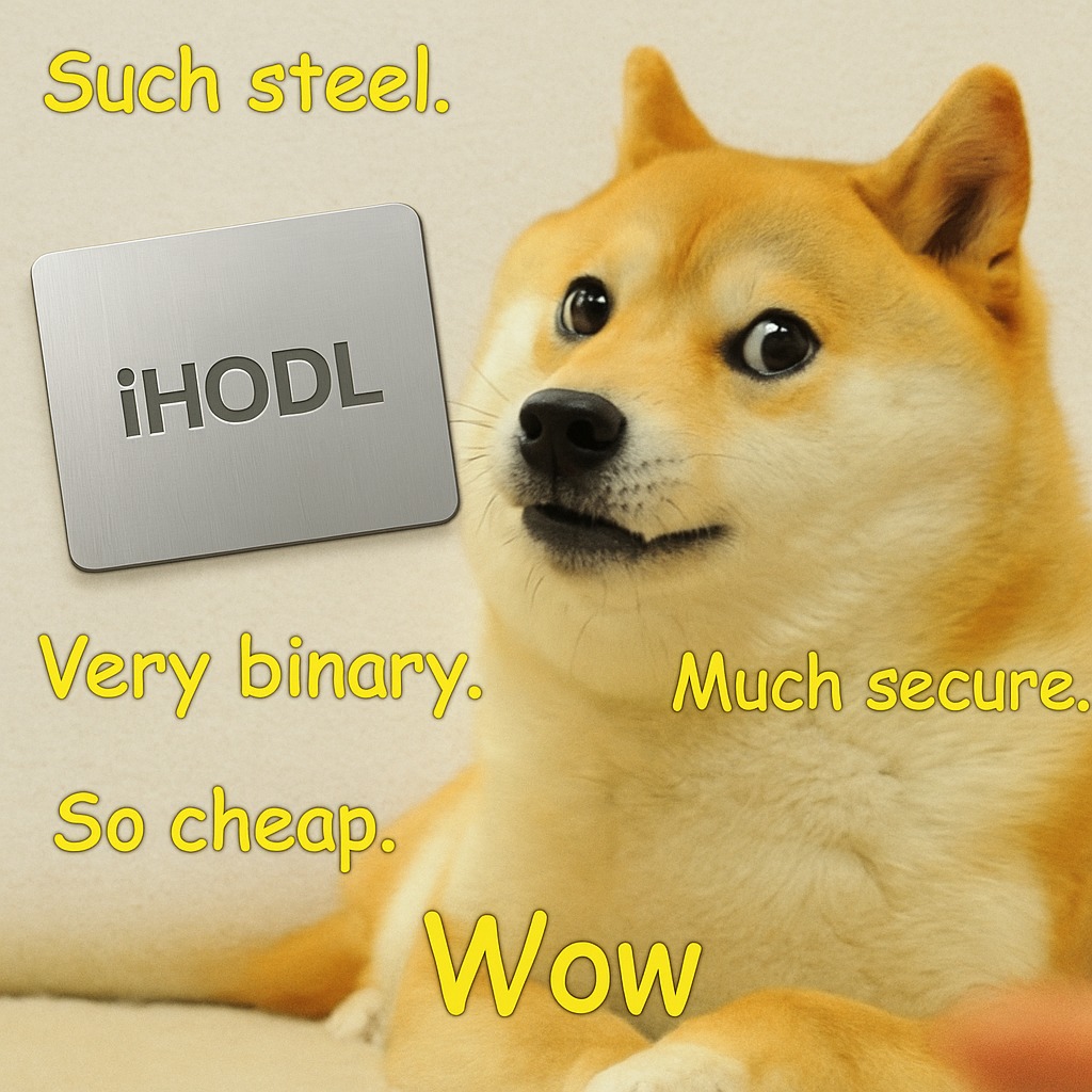 cyberventures32's tweet photo. Has your seed phrase survived fire or flood?
Ever blame the dog for eating the paper your seed phrase was on?
Why risk it?
We never worry about “crypto horror stories” with iHODL.
Secure your future: https://t.co/a8UaCD7AOl
$btc $eth $kas $xrp $sol $sui https://t.co/UEJUOVi2vg