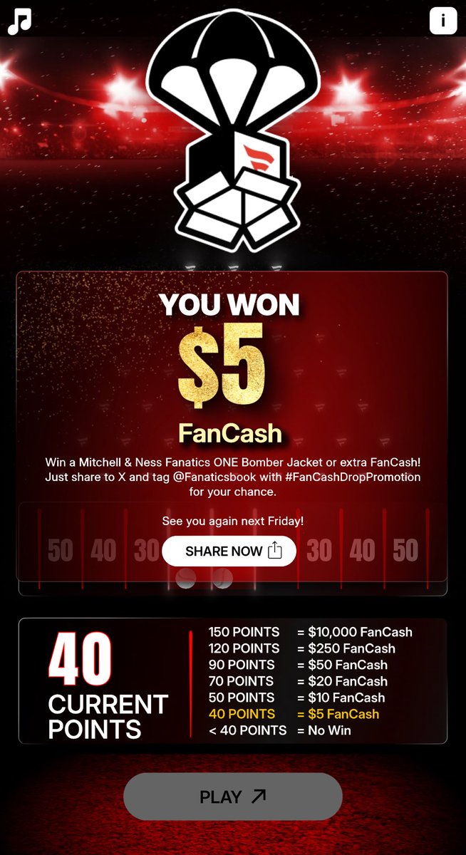 Tricia Vida (@thedish1016) on Twitter photo Play the #FanCashDropPromotion today
<a href="/FanaticsBook/">Fanatics Sportsbook</a> Yay!!!! Finally got something fanatics.onelink.me/5kut/p6fykbjo Play the #FanCashDropPromotion today
<a href="/FanaticsBook/">Fanatics Sportsbook</a> Yay!!!! Finally got something fanatics.onelink.me/5kut/p6fykbjo