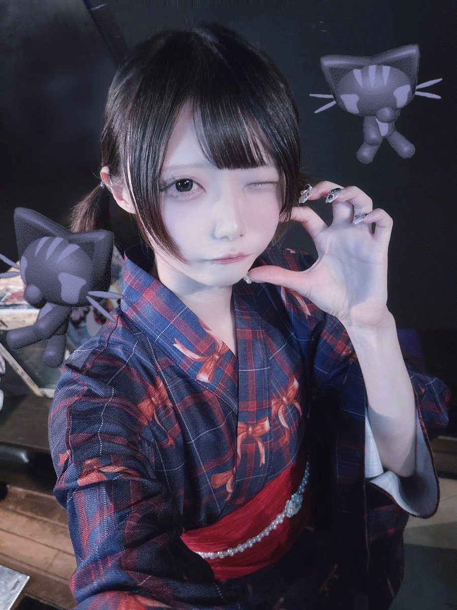 浴衣似合ってるかな