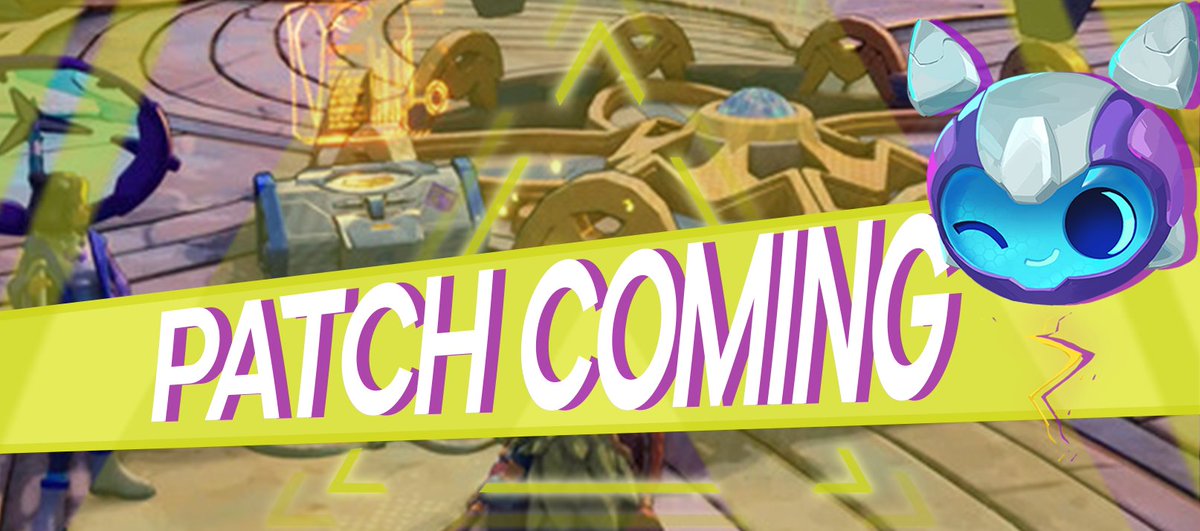 EvercoreHeroes's tweet photo. We are deploying a new patch and will be taking servers down from 4:15PM until around 6PM CEST!

We'll be back with something shiny... ! 👀✨ https://t.co/N5A8eTcDHT