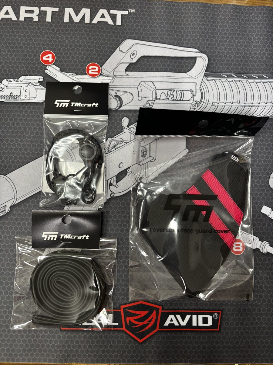 気になってた #TMcraft さんのサンセイマスク用のカスタムパーツフルセットで買ってきました！