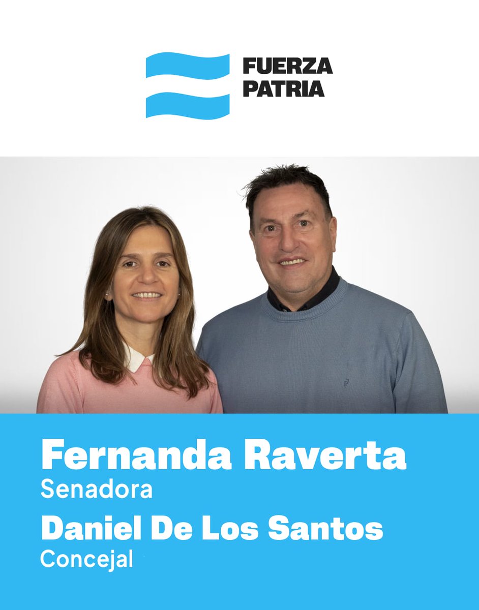 Soy Daniel de los Santos, candidato a concejal por la lista de Fuerza Patria.

Estoy convencido que la salida es con trabajo y honestidad.

Este 7 de Septiembre, frenemos juntos el ajuste de Milei y Montenegro. 

#VotáFuerzaPatria 
#FuerzaPatria 

<a href="/FerRaverta/">Fernanda Raverta</a> 
<a href="/FuerzaPatria_AR/">Fuerza Patria</a>
