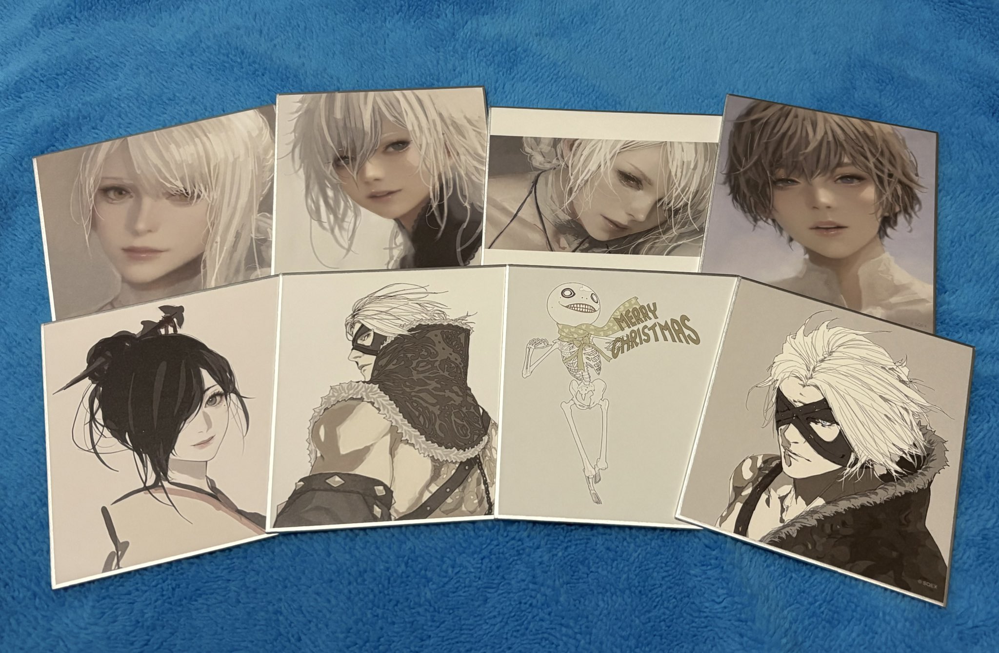 ニーア展　D.K 色紙　カイネ　エミール まーこ on X: 