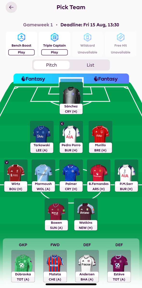 GW1 🔒
Rank #1 ITW 🌎
No Salah. No Haaland
Yes i have Porro as my captain. Punt
#FPL