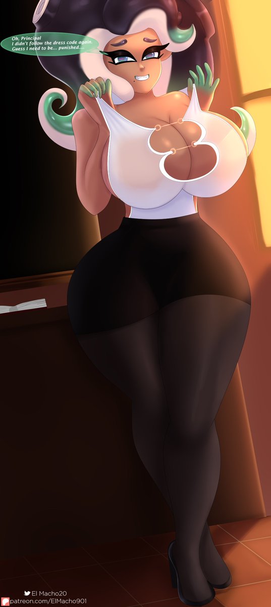 Hmmmm looks like someone wants to be punished... 😏😏

#Splatoon #Marina #Art #HotStuff #splatoonmarina