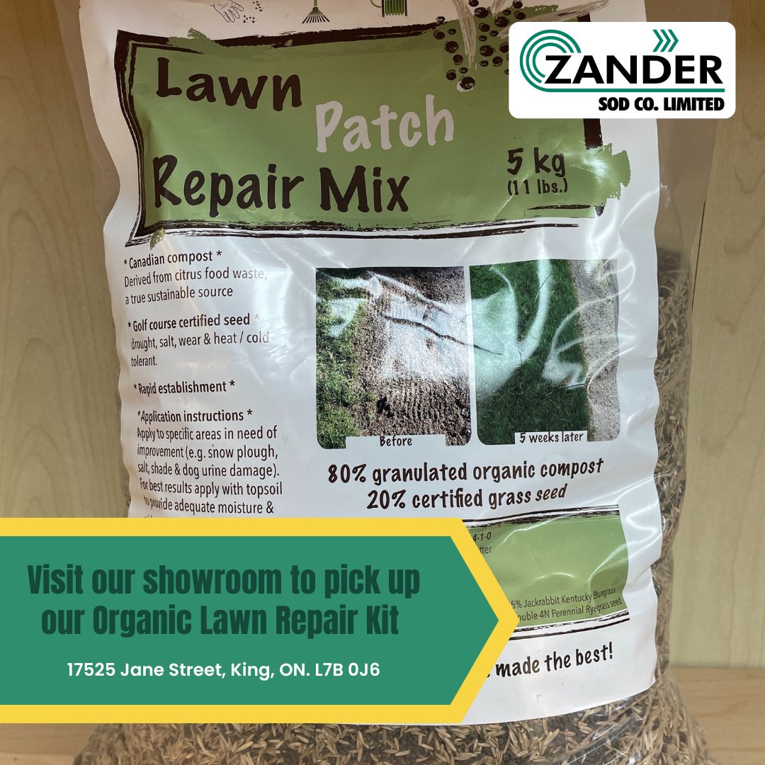 Looking for a natural product to repair summer stress on your #lawn. We have a product perfect for that! With a mixture of compost and certified #seed, it is a great option to fill in and strengthen your lawn!

Visit l8r.it/73Ik for more information on this product.
