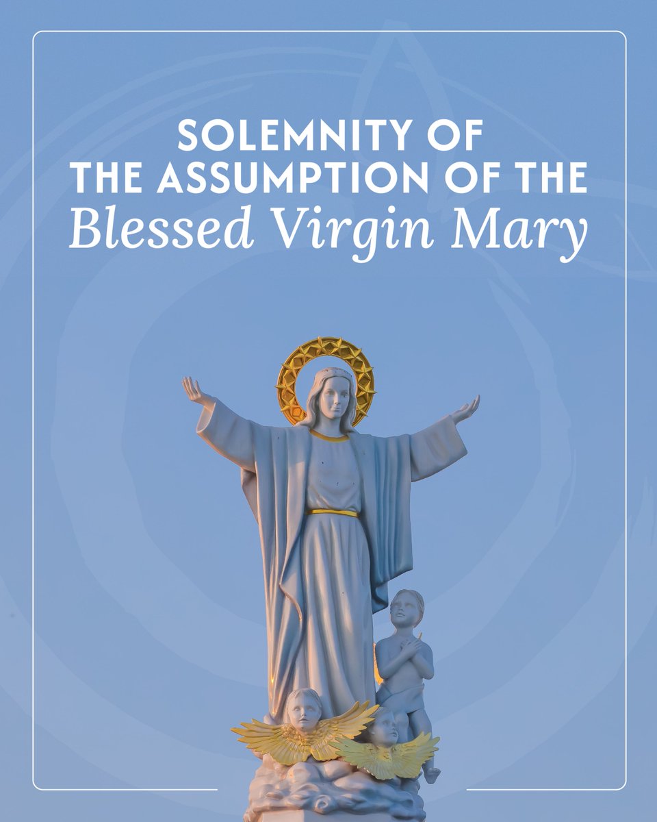 As we honor and rejoice in the assumption of Mother Mary into Heaven, let us ask for her intercession that we too may live our lives for Christ the way she did. 

Mary, Help of Christians, pray for us. 

#Assumption #Solemnity #FeastOfTheAssumption #MotherMary #CatholicChurch