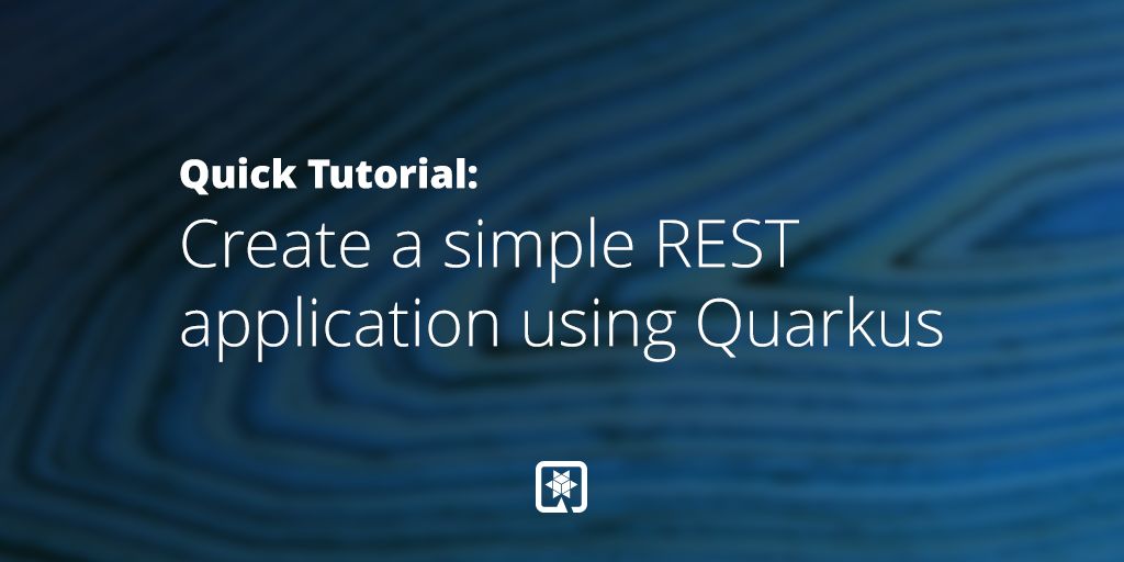A quick start guide for Quarkus app development to create a simple REST application using Quarkus.

buff.ly/b8xn9ty 

#quarkustutorial